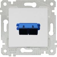 RİTA MEK TUŞ 2 ÇIKIŞLI FİBER OPTİK PRİZ KREM 1